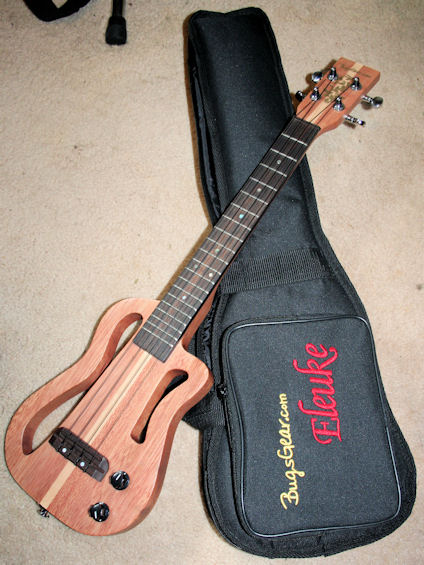 Eleuke with gig bag