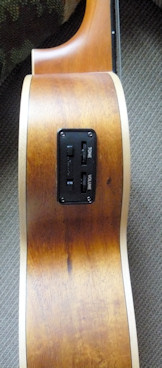 Kala cedar top, koa sides, electronics